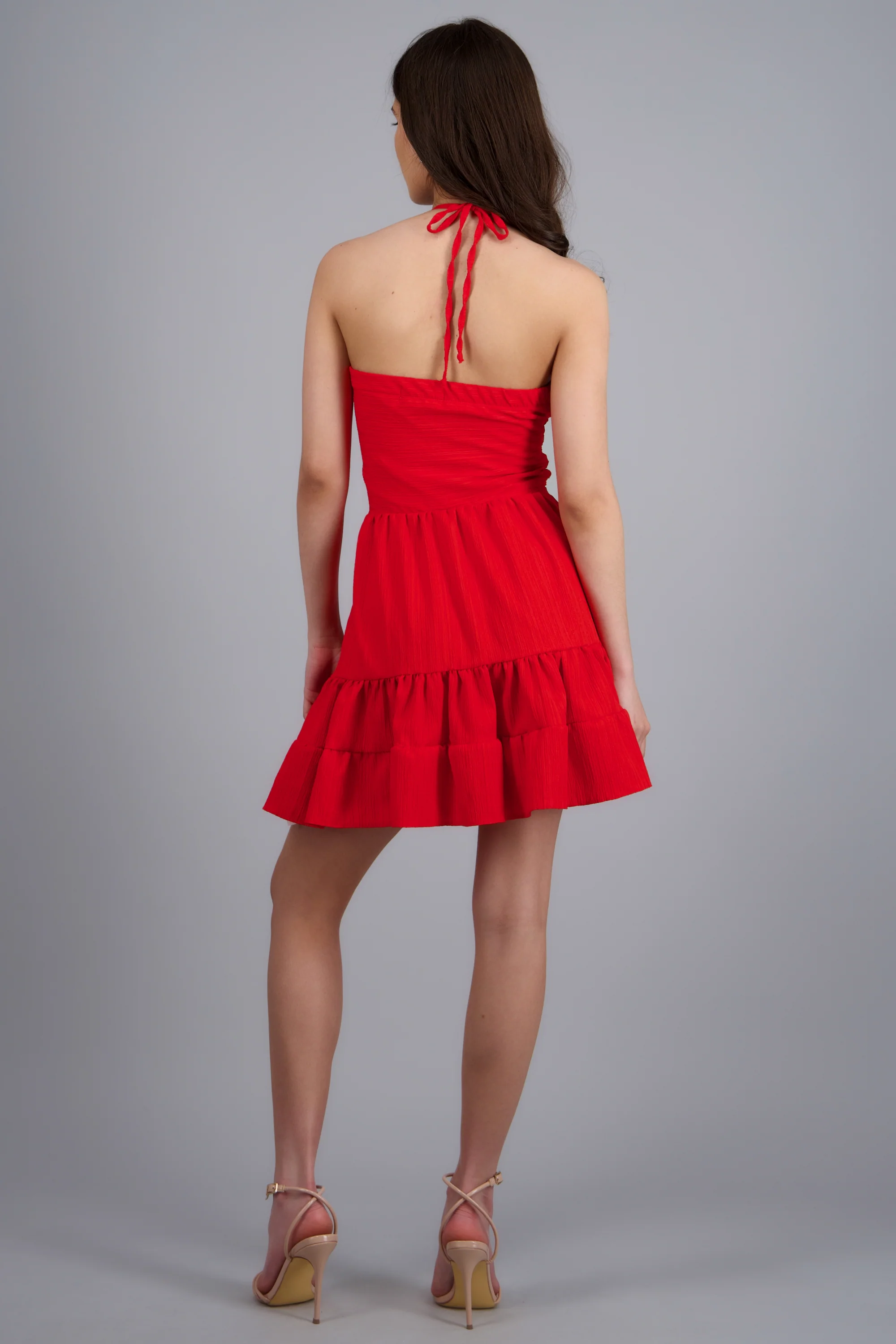 Vestido mini halter olanes - Image 4