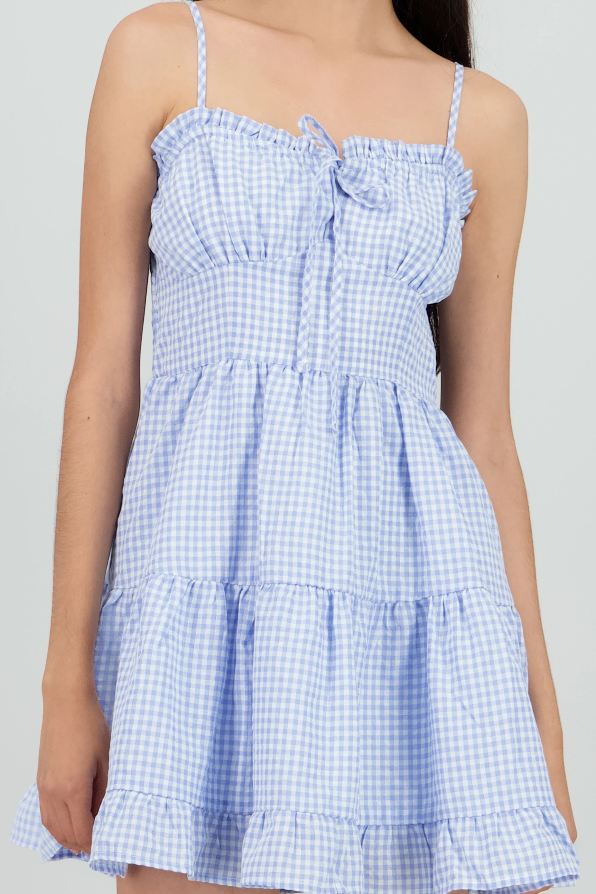 Vestido mini olan ginham - Image 5