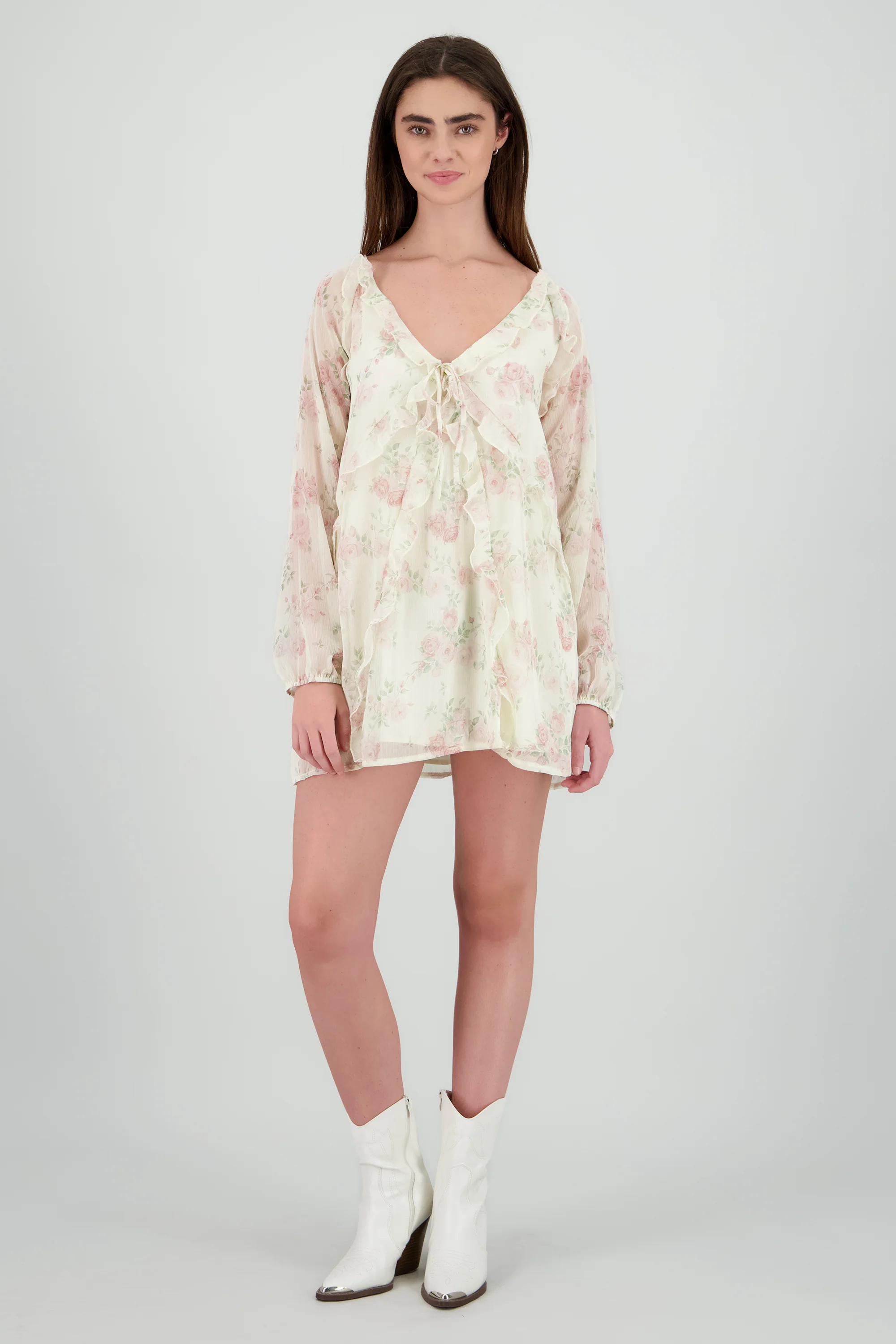 Vestido mini olanes