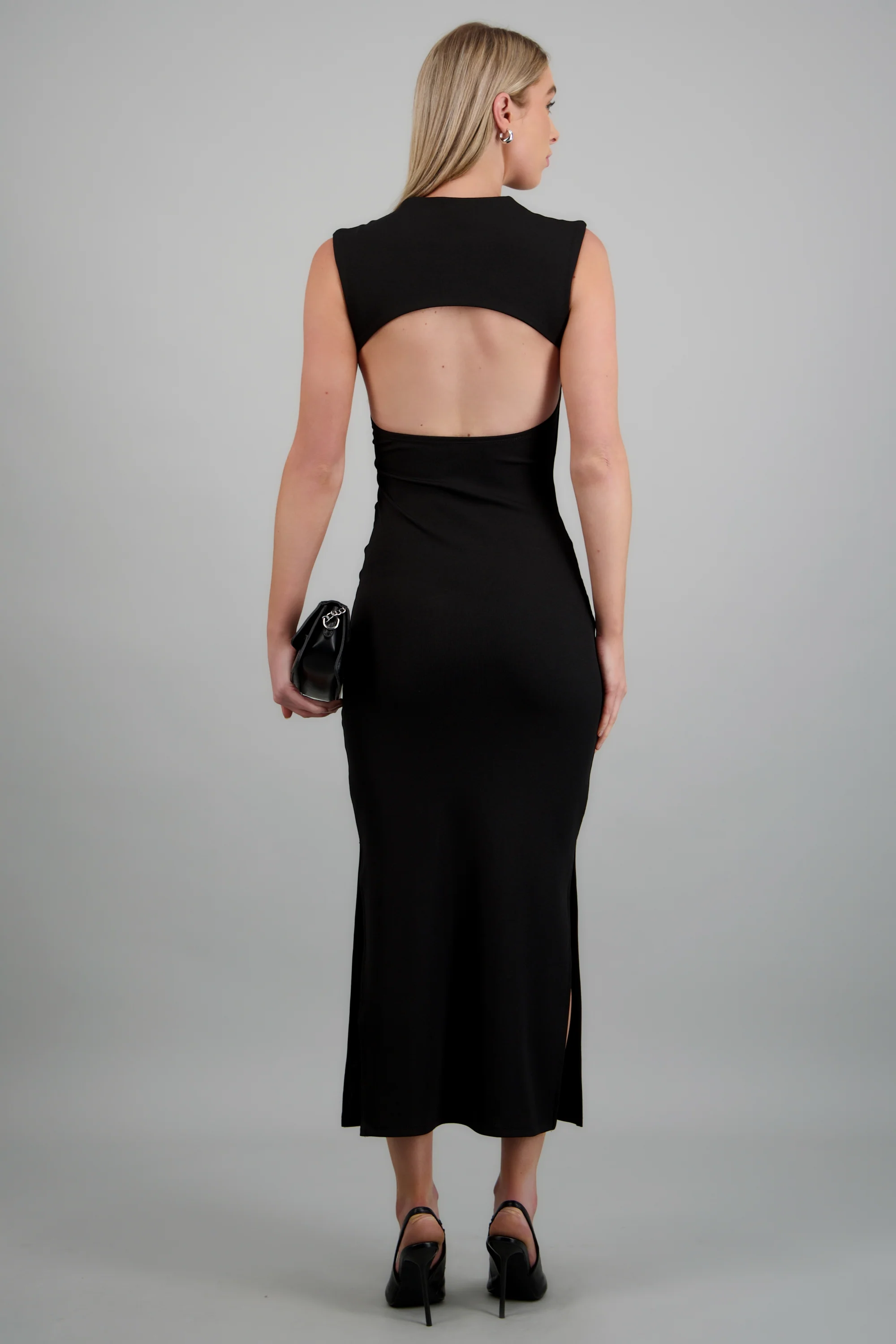 Vestido rib escote espalda - Image 4