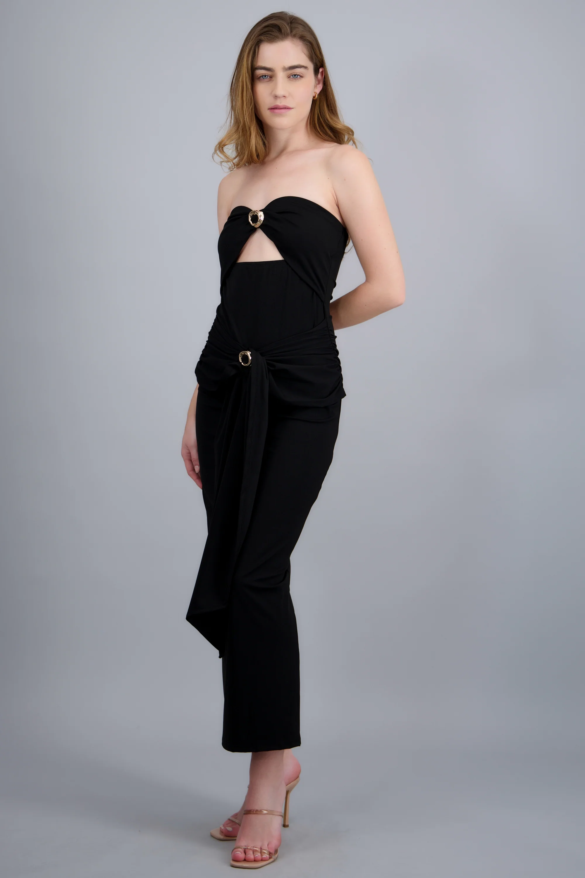 Vestido strapless cut out - Image 3
