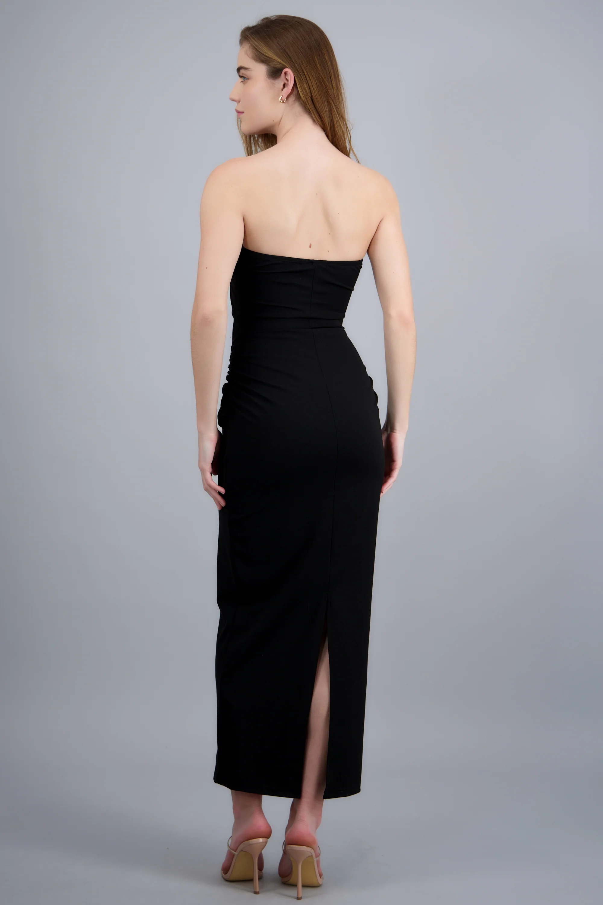 Vestido strapless cut out - Image 4
