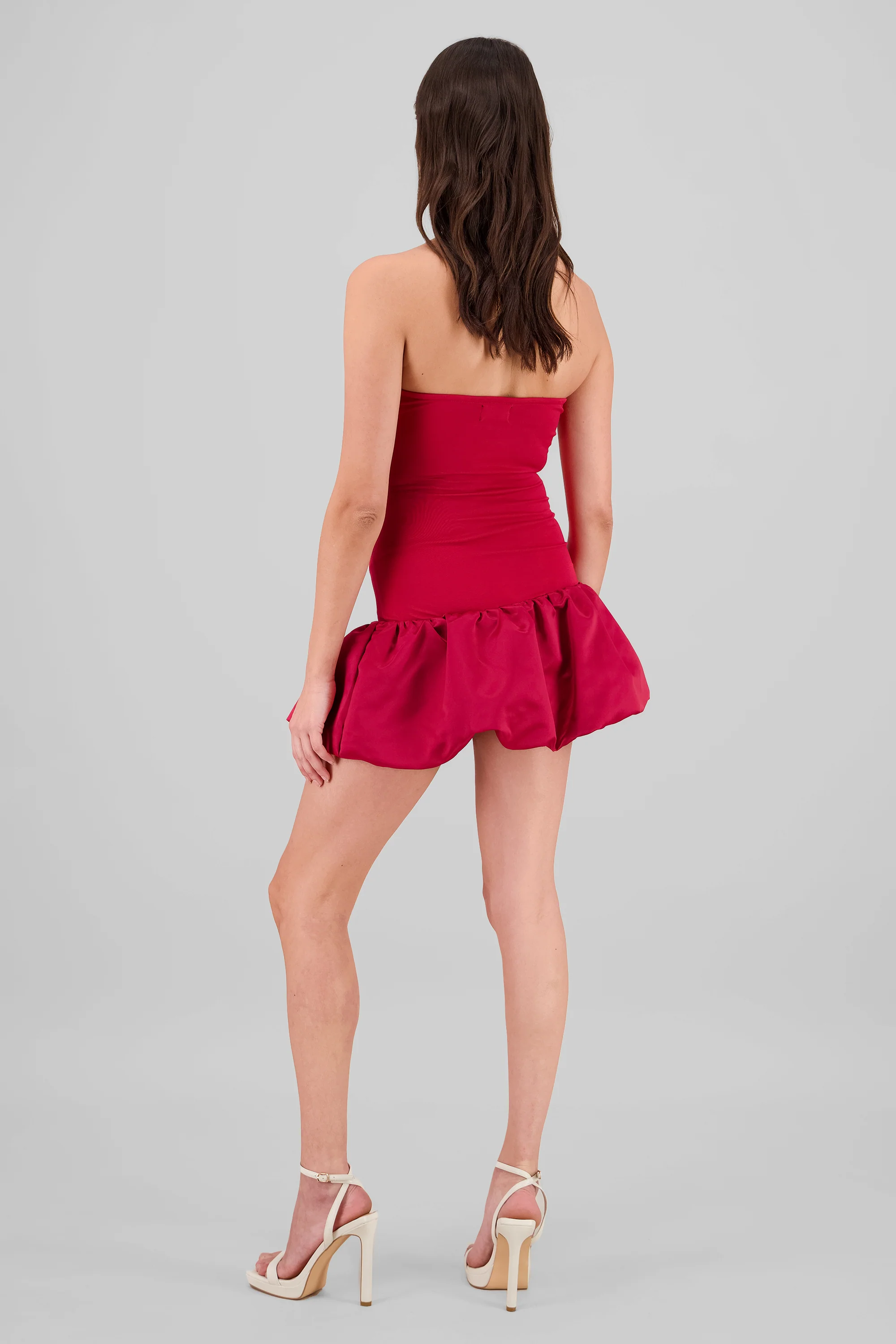 Vestido strapples globo - Image 4