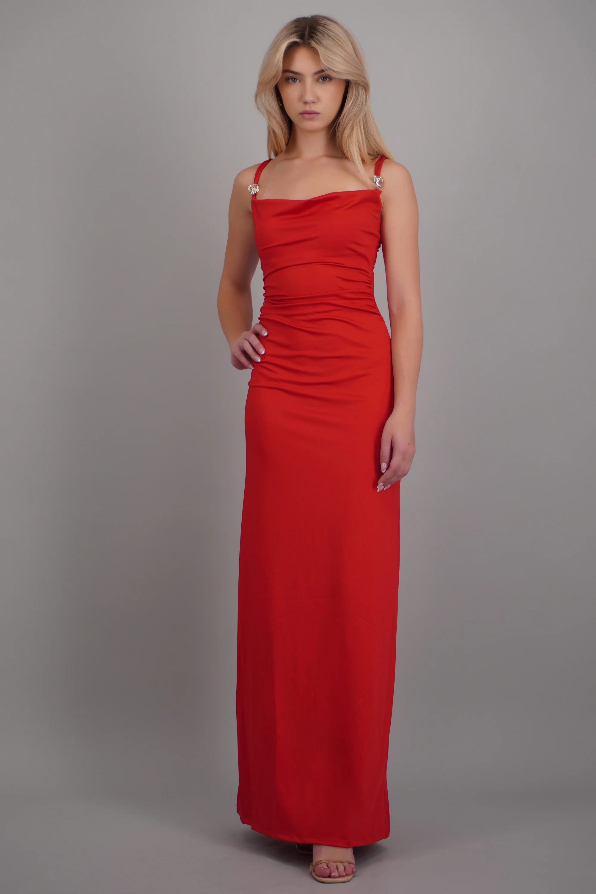 Vestido tirantes detalle argollas - Image 2