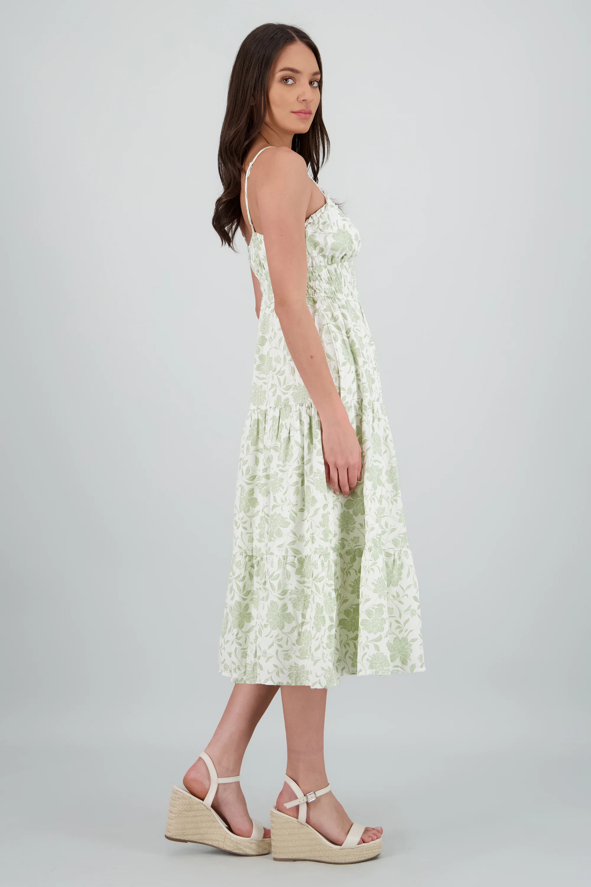 Vestido tirantes maxi estampado flores - Image 3